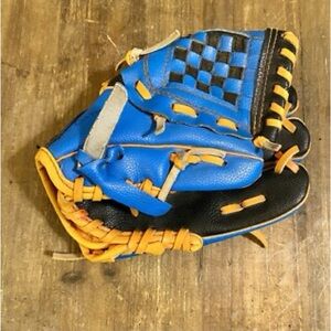 Kids Blue and Black Baseball Glove